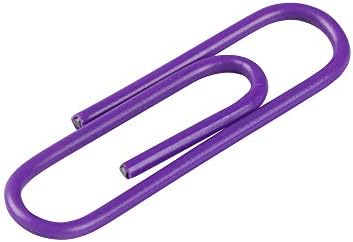 JAM PAPER Colorful Standard Paper Clips - Regular 1 Inch - Purple Paperclips - 100/Pack - Image 4