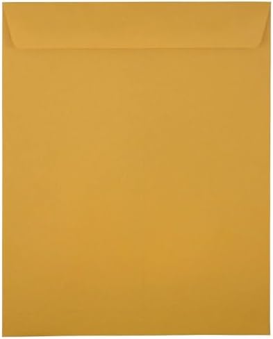 JAM PAPER 11 1/2 x 14 1/2 Open End Catalog Commercial Envelopes - Brown Kraft Manila - 500/Pack by JAMPaper