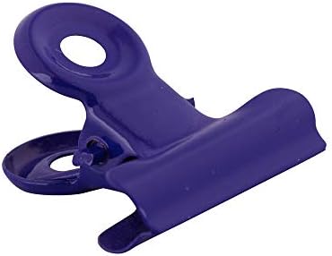 JAM PAPER Metal Bulldog Clips - Small - 22mm - Purple - 25/Pack - Image 3