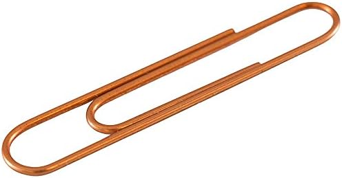 JAM Paper Colored Jumbo Paper Clips - Rose Gold Paperclips - 75/pack - Image 5