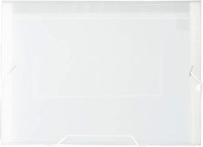 JAM PAPER Accordion Folders - 13 Pocket Plastic Expanding File - Letter Size - 9 x 13 - Clear - Sold Individually - Image 2