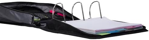Case-it School Zipper Binder | 4-Inch D-Rings | 800-Sheet | D-186 Red - Image 5
