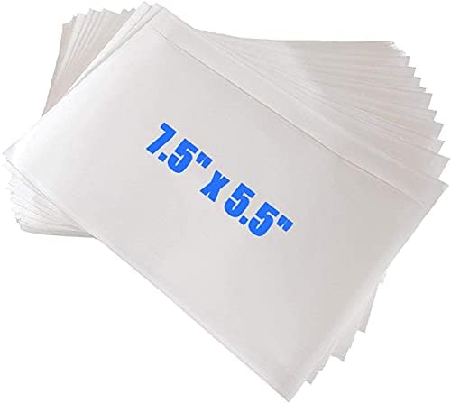 Immuson 2000 7.5" x 5.5" Clear Adhesive Top Loading Packing List, Label Envelopes Pouches (2000 Bags) - Image 2