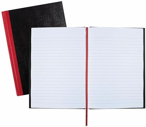 Black n Red - A5 Feint Lined Notebook Pad - Image 5