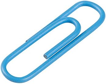 JAM PAPER Colorful Standard Paper Clips - Regular 1 Inch - Baby Blue Paperclips - 100/Pack - Image 4