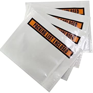 1000 Pcs Packing List Envelopes Pouches 4.5”x 5.5”,Packing Envelopes for Shipping Mailing Pouch Enclosed Bags with Packing Slips Invoice Label - Image 2