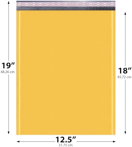Kraft Bubble Mailers 12.5x19.5, Self Seal Padded Envelopes #6, 100 Pack - Image 2