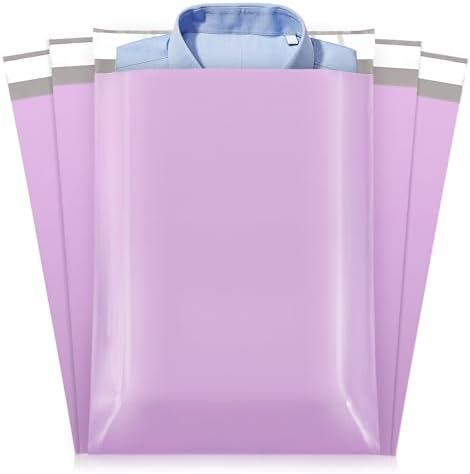 Fuxury Poly Mailers 10x13" 1200Pcs, Bulk Shipping Bags for Clothing Purple - Image 2