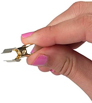 JAM PAPER Metal Bulldog Clips - Small - 22mm - Gold - 25/Pack - Image 5