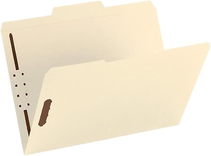 Smead Heavy-Duty Fastener File Folder, 2 Fasteners, 1/3-Cut Tab, Letter Size, Manila, 50 per Box (14600) - Image 6