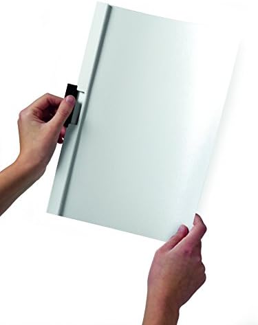 Durable Report Cover with DURACLIP - Letter-Size - Holds Up to 30 Pages - Clear Cover in Red - 25 Per Box - Image 2