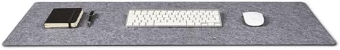 Premium Felt Desk Mat | Large 15.75" x 36" | Multifunctional Desk Pad for Home Office | Mid Gray - Image 2