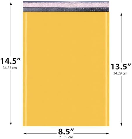 Kraft Bubble Mailers 8.5x14.5, Self Seal Padded Envelopes #3, 200 Pack - Image 2
