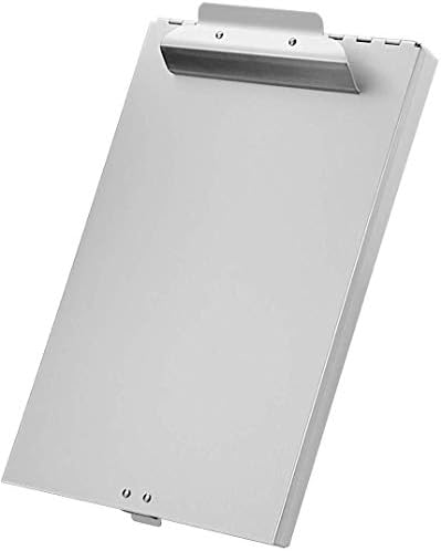 ZCZN Recycled Aluminum Storage Clipboard, Clipboard Box, Form Holder, Suitable for School, Office, Jobsite or Medical Staff, 9.25 x 13.78 Inches, Silver - Image 3