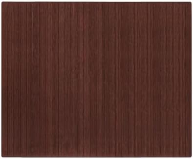 Anji Mountain 60" x 48" Bamboo Office Chair Mat for Carpet & Hardwood Floor - Image 2
