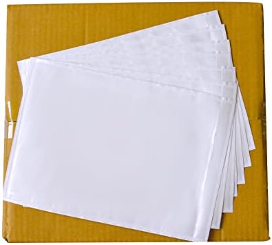1000 PCS 7"x 10" Clear Self-Adhesive Packing List Envelopes - Plastic Shipping/Mailing Pouch Enclosed Bags for Packing Slips Invoice Label by INSAFEPACK
