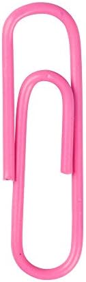 JAM PAPER Colorful Standard Paper Clips - Regular 1 Inch - Pink Paperclips - 100/Pack - Image 3
