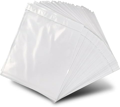 100 Pcs-4.5x5.5In Shipping Envelopes, Packing List Mailing Envelopes Clear Adhesive Shipping label sleeves Shipping Supplies for Small Businesses by MBLABEL