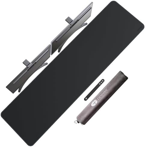 CENNBIE Leather Desk Mat Protector, 59" x 16"Desk Mat on top of desks by CENNBIE