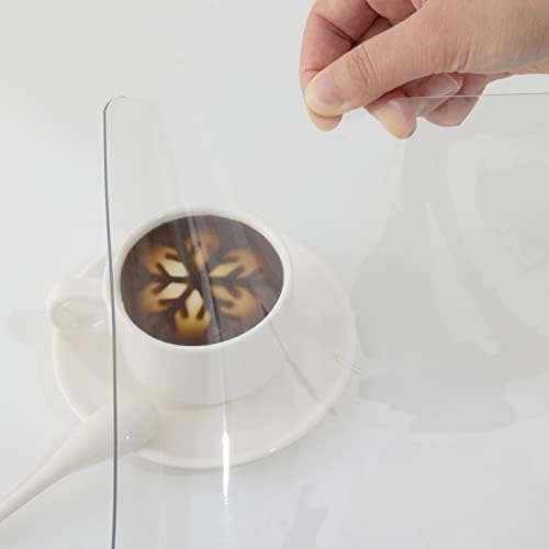 VEVOR Clear Desk Cover Protector, 42 x 78 inch, 1.5 mm Thick Rectangle Waterproof Plastic Clear Pad Mat, Scratch Proof and Easy Cleaning for Office, Dresser, Night Stand - Image 2