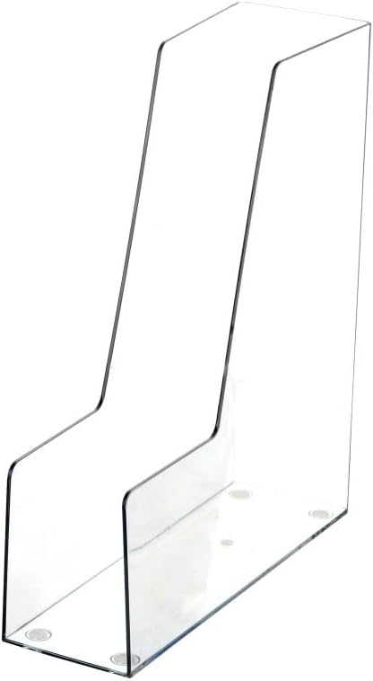 YBM HOME Vertical File Bins Organizer Open Front Design for Easy Access to Files, Documents, and Magazines, Ideal for Home Office, Work Desktops, or School, Medium, 1263-1 by YBMHome