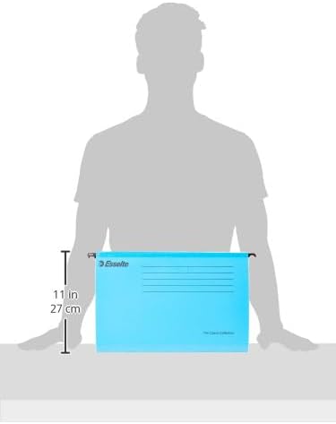 Esselte Pendaflex - Folio Folio with Hanging Hooks, 25 Count, Blue - Image 5