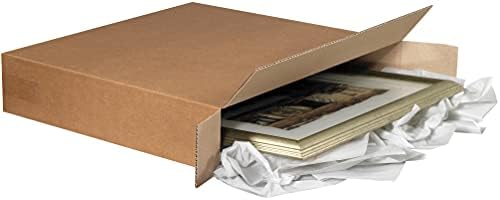 Box USA Moving Boxes, 24"L x 5"W x 24"H 25-Pack Large Side Loading Corrugated Cardboard Box for Packing, Shipping and Storage - Image 4