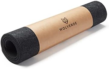 Premium Felt Desk Mat | Medium 12" x 36" | Multifunctional Desk Pad for Home Office | Dark Gray by Wolvende