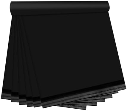Black Poly Mailers 14.5x19 Inch, 500 Pack by Unknown