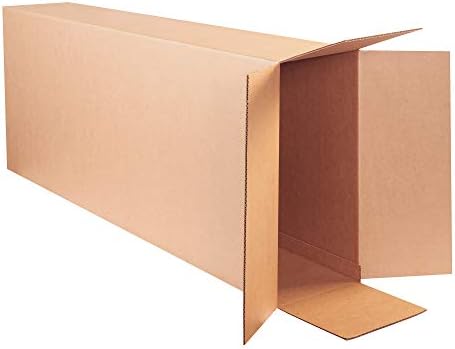 Box USA Moving Boxes, 14"L x 4"W x 68"H 10-Pack Large Side Loading Corrugated Cardboard Box for Packing, Shipping and Storage - Image 5