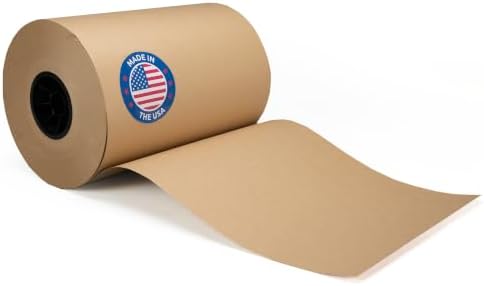 Brown Kraft Paper Roll, 12" x 14400" (1200 feet) - USA-Made, IDL Packaging by IDLPackaging