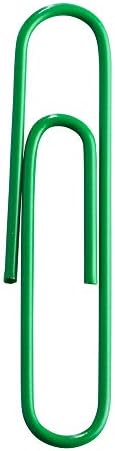 JAM PAPER Colorful Jumbo Paper Clips - Large 2 Inch - Green Paperclips - 75/Pack - Image 3