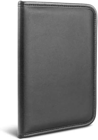Samsill Professional Padfolio, Faux-Leather Mini Portfolio, with 5 x 8 Writing Pad, Black - Image 3