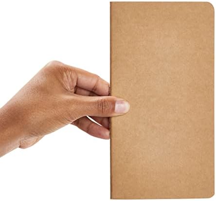 Paper Junkie Notebooks for School - 4.3 x 8.2 In, Kraft Brown, Pack of 48 - Lined Notebooks - Kraft Paper Journals for Note Taking & Journal Writing - Image 5