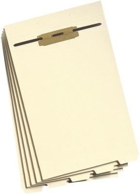 Smead 35650 Stackable End Tab Legal Size Folder Dividers with Fastener 1/2-Inch 50 Each/Pack by SMEAD