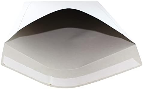 100 EcoSwift 6.5 x 4.5 Rigid Photo Mailers Stay Flats White Cardboard Self Seal Envelopes (Pack of 2) - Image 3