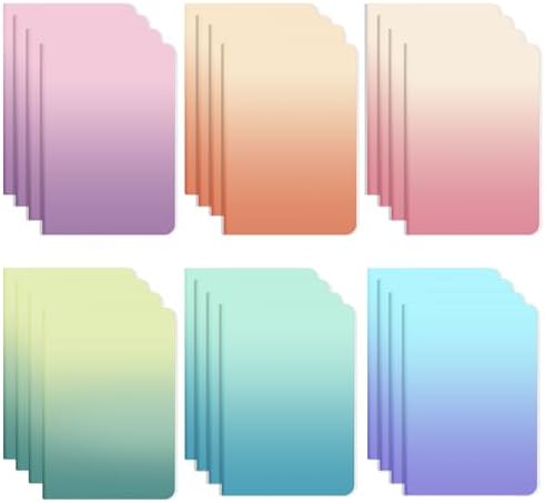 Ddaowanx 24 Pack Lined Journals Bulk,A5 College Ruled Composition Notebooks by Ddaowanx