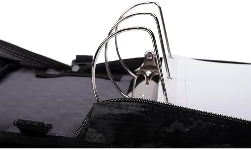 Case-it School Zipper Binder | 4-Inch D-Rings | 800-Sheet | D-186 Red - Image 6