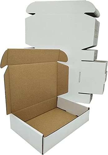 ROTCH 9x6x2'' Small Shipping Boxes, 25 Pack White, Cardboard Corrugated Mailers (M962-25-W) by ROTCH