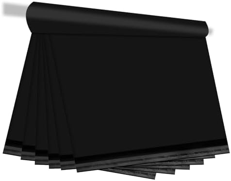 Black Poly Mailers 14.5x19 Inch, 200 Pack by Unknown