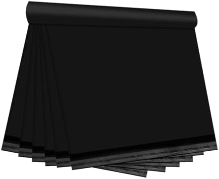 Black Shipping Bags, Self-Seal Poly Mailers 10x13 Inch, 100 Pack by Unknown