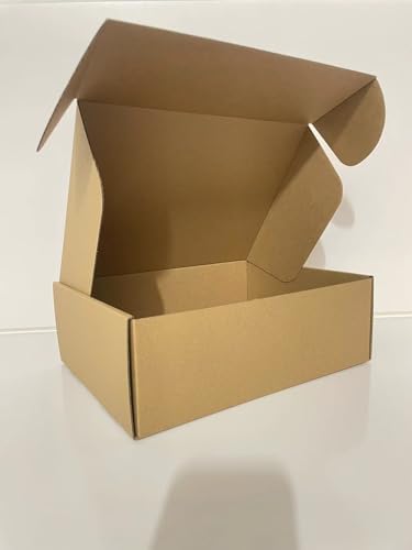 13x10x4 Inch Set of 18 Pack Brown Corrugated Shipping Boxs - Cardboard Boxes for Mailing, Packing and Literature Mailer Boxes, Small Business Mailing Bulk - Image 5