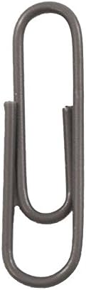 JAM PAPER Colorful Standard Paper Clips - Regular 1 Inch - Gray Paperclips - 100/Pack - Image 2