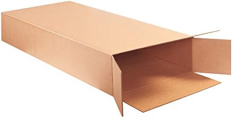 Box USA Moving Boxes, 18"L x 6"W x 45"H 5-Pack Large Side Loading Corrugated Cardboard Box for Packing, Shipping and Storage - Image 3
