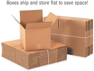 BOX USA 12 x 10 x 2 Corrugated Cardboard Boxes, Flat 12'L x 10'W x 2'H, Pack of 25 | Shipping, Packaging, Moving, Storage Box for Home or Business, Strong Wholesale Bulk Boxes - Image 4