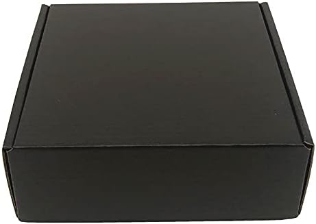 Black Shipping Boxes 10x10x4 Inch Cardboard Storage Mailer Box 15 Pack - Image 4