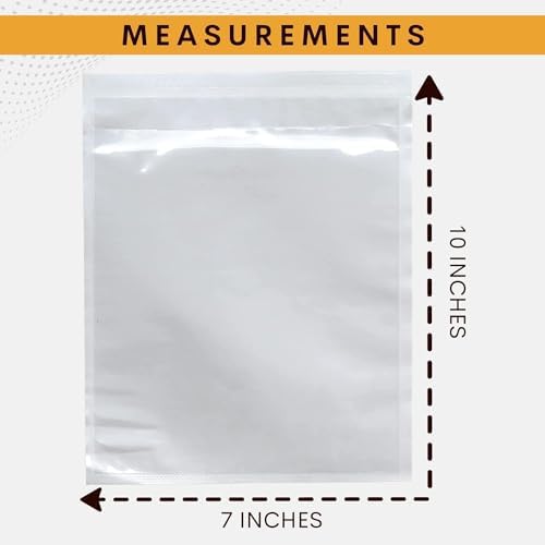 100 Pack 7"x10" Shipping Label Sleeves – Clear Self-Adhesive Packing Slip Pouches, Waterproof Packing List Envelopes – Ideal for Shipping Documents, Mailing Labels, Invoices & Packing Slips - Image 4