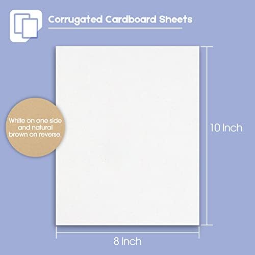 Golden State Art 10 Pack 8x10 Corrugated Cardboard Sheets - Image 3