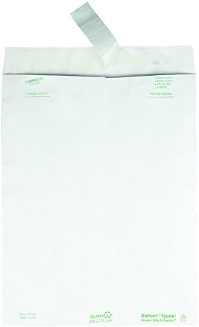 Quality Park Tyvek Envelopes,Large 10x13 Mailers,Easy-to-Open Tamper Evident Pull Strip,Rip,Puncture&Water Resistant Self Sealing Mailing Envelopes for Lightweight Shipping,White,100 Count (Pack of 5) - Image 7