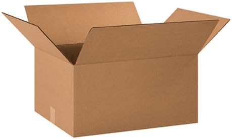 BOX USA Shipping Boxes Medium 20"L x 15"W x 10"H 20-Pack - Corrugated Cardboard Box for Moving, Mailing, Packing, Packaging and Storage by BOXUSA
